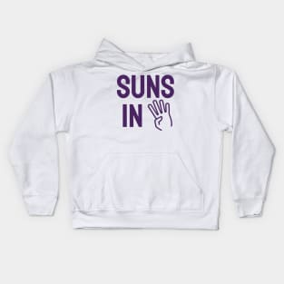 Suns in 4 Phoenix Basketball Playoffs Sweep Kids Hoodie